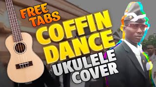 Coffin Dance Ukulele Cover (Astronomia meme, free tabs)