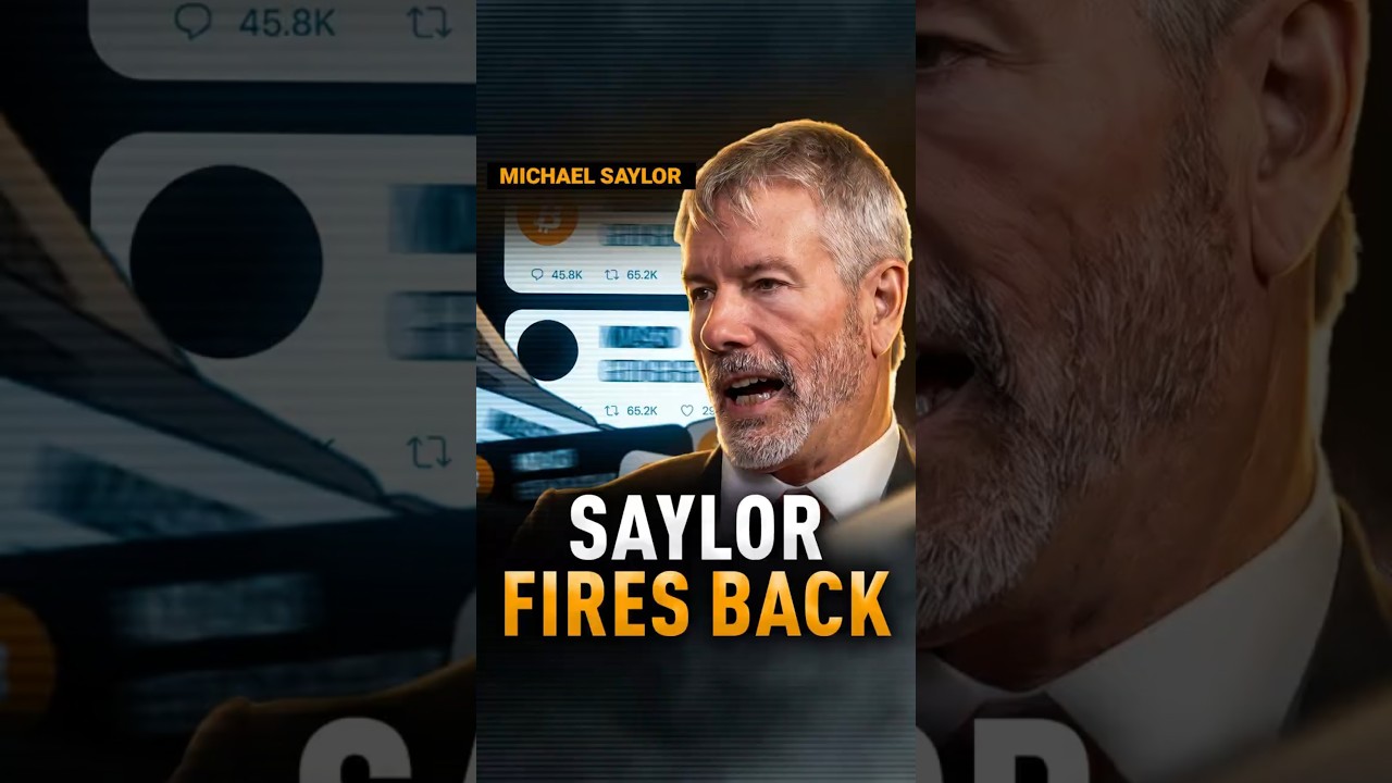 Saylor Fires Back at Critics Over Strategy Selling Bitcoin