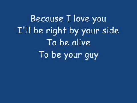 Because i love you-Stevie B lyrics (For my lovely lady) - YouTube