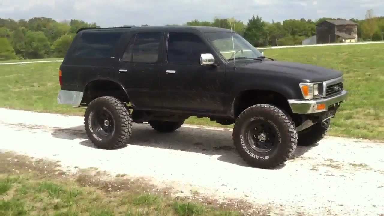 1991 Toyota 4Runner 4x4 LIFTED for sale - YouTube