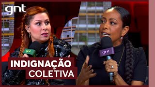 Samantha Schmütz debate com as saias sobre a obrigação de se posicionar | Mini Saia