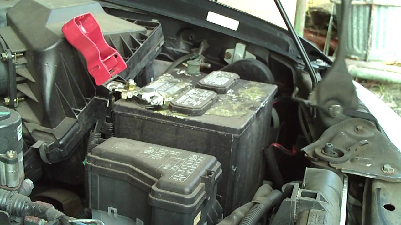 Change battery cables nissan sentra #9