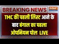 West Bengal Opinion Poll 2024 :  TMC की पहली लिस्ट आने से ओपनियन पोल में भारी फेरबदल ! India Tv Op