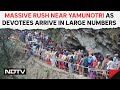 Char Dham Yatra | Massive Rush In Yamunotri As Devotees Wait For Hours On Hillside Path