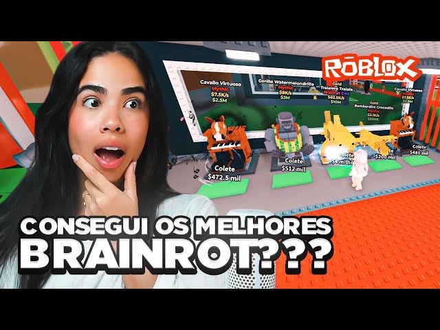 MEU PRIMEIRO DIA JOGANDO BRAINROT E JÁ ESTOU MILIONÁRIA