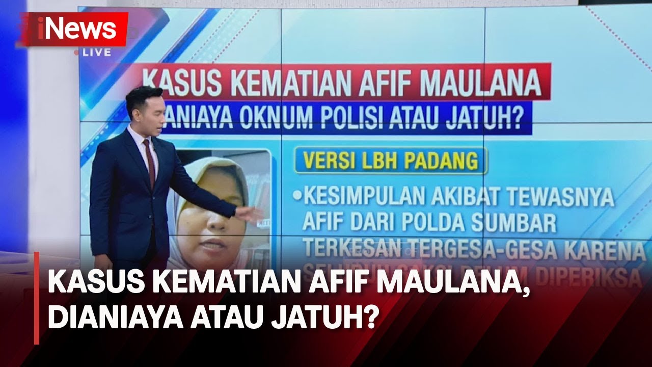 Kasus Kematian Afif Maulana, Dianiaya Oknum Polisi atau Jatuh? - iNews Room 03/07