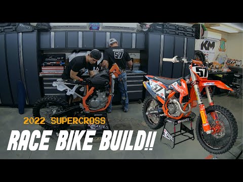 SUPERCROSS RACE BIKE BUILD!! (2022 KTM 450 SXF)