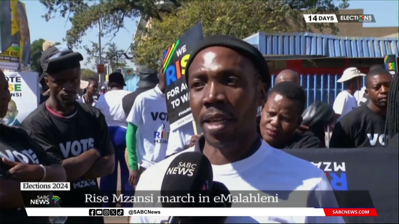 Elections 2024 | Rise Mzansi march in eMalahleni, Mpumalanga| Songezo Zibi