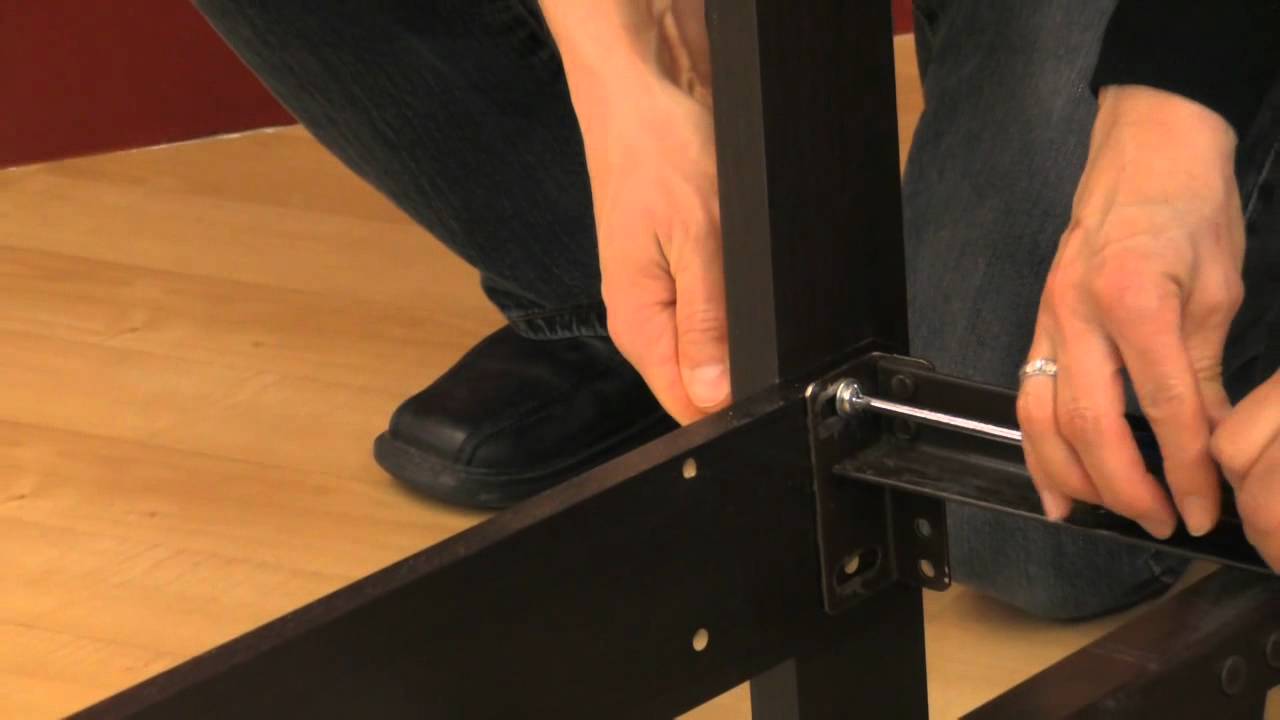 How to attach a headboard to a metal frame YouTube