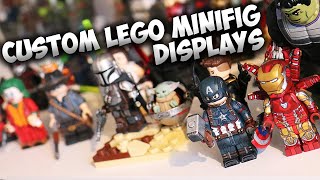 My Custom LEGO Minifig Displays! - Current Setup (2020)