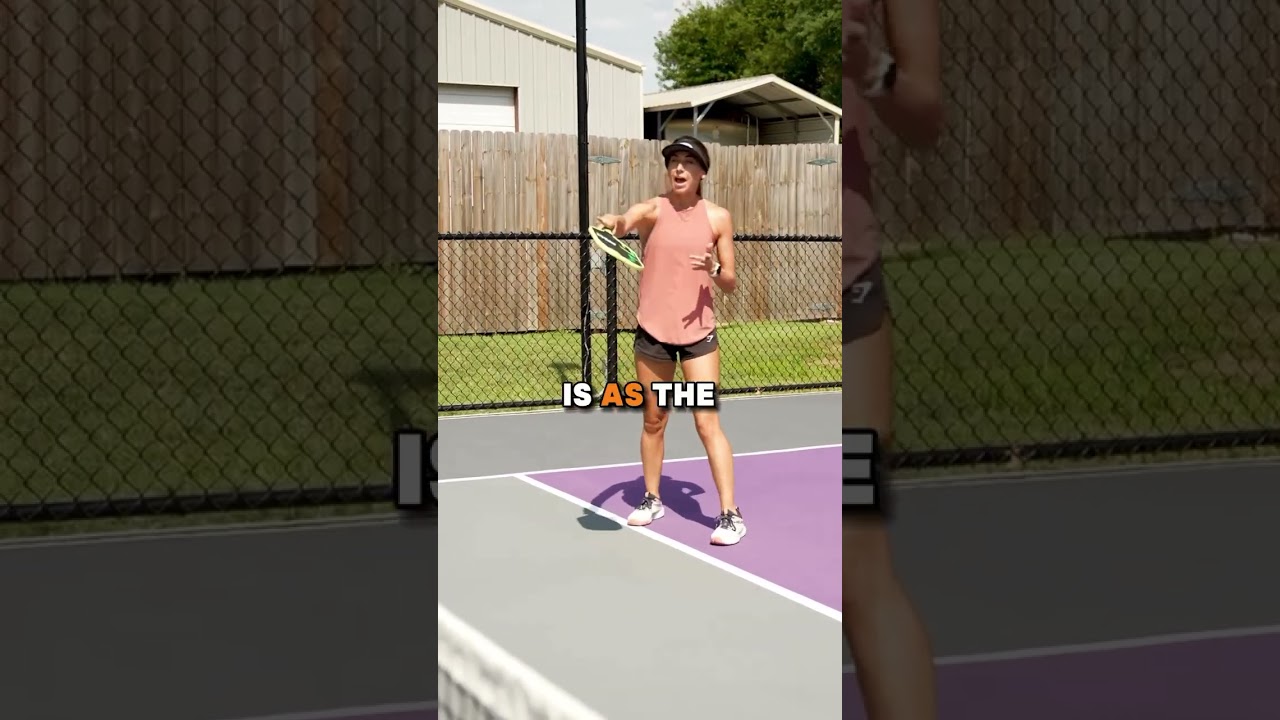 Early Prep is Key! 🔑 When dinking, and hitting other shots in pickleball, early preparation can