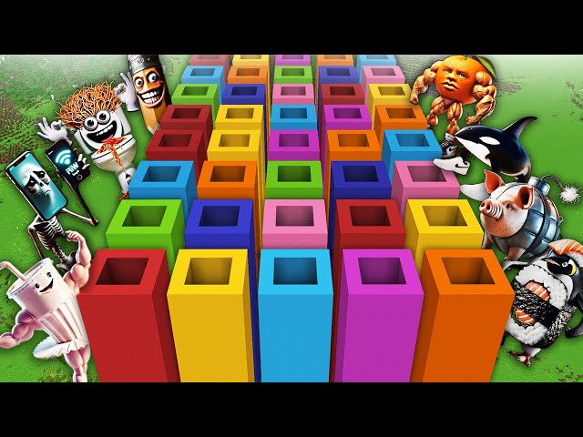 SUPERVIVENCIA en 1000 MAS ALTO FOSAS UDIN DIN DUN HOTSPOT SIGMA BOY ORCALERO ORCALA Minecraft