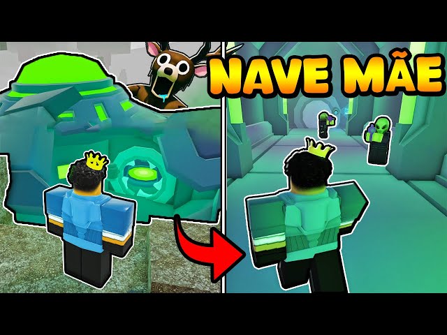 DESCOBRI O NOVO ITEM SECRETO | ENTREI NA NAVE MÃE E DESTRUI NO 99 NOITES NA FLORESTA!!!