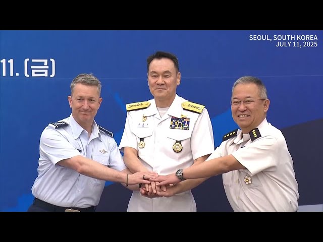 Top military officials from South Korea, US, and Japan meet in Seoul