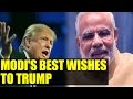 PM Modi congratulates Donald Trump