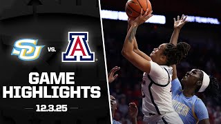 Southern vs. Arizona Game Highlights | 2025-26 Big 12 Women’s Basketball