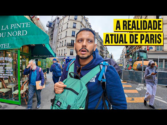 CHEGAMOS À FRANÇA (e assim estão as ruas de Paris)