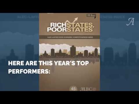 Rich States, Poor States ranks state economic outlook based on 15 key variables. See what states topped the 2018 list. Find out more at www.RichStatesPoorStates.org Rich States, Poor States ranks state economic outlook based on 15 key variables. See what states topped the 2018 list. Find out more at www.RichStatesPoorStates.org