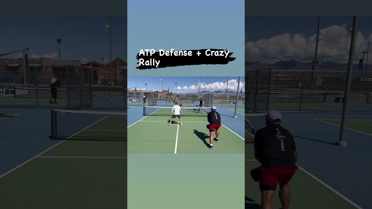 ATP Defense and Crazy Rally #pickleball #shorts