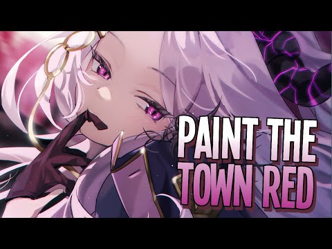 Nightcore - Paint The Town Red | Doja Cat [Sped Up]