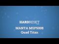 How to Set UP SIM and SD Card in MANTA MSP5008 Quad Titan