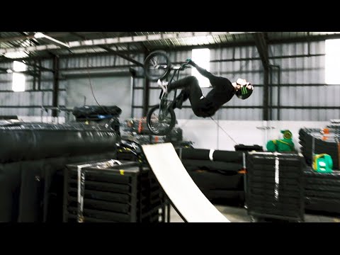 BMXers Go Wild in a Warehouse