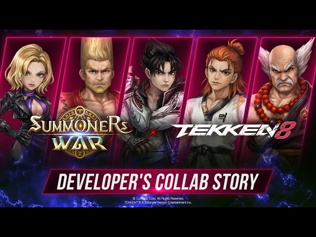 Com2uS釋出《魔靈召喚》與《鐵拳8》聯名開發花絮影片