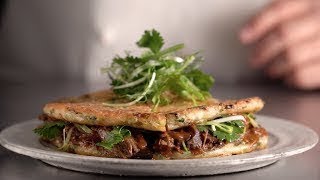 Short Rib Scallion Pancakes