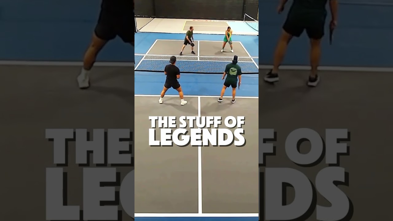 Legendary pickleball shot. 🏆