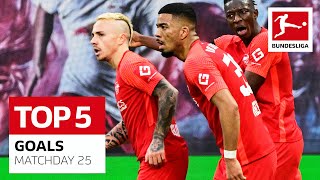 Top 5 Goals • Angelino, Pléa & More | Matchday 25 — 2021/22