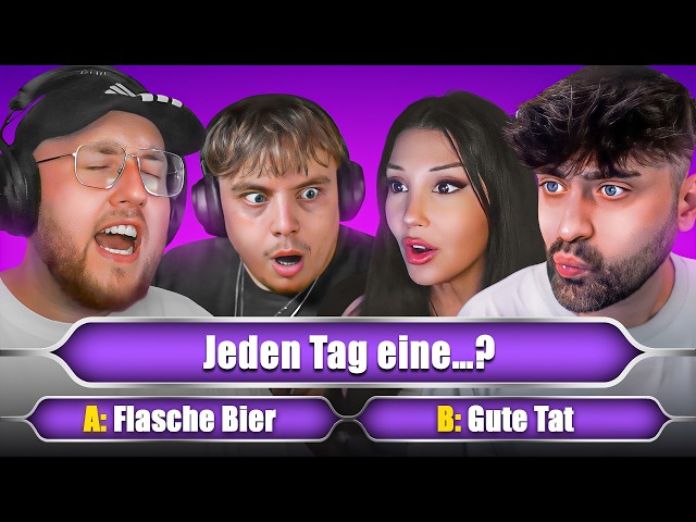 Quizshow, ABER jede Frage wird SCHWERER!🧐 mit Zarbex, Kroko & Elquaria
