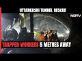 Uttarkashi Tunnel Rescue | Trapped Tunnel Workers Just 5 Meters Away As Rescuers Dig Through Rubble