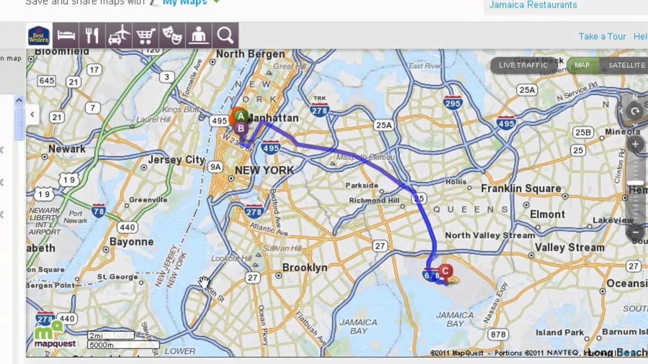 Mapquest Driving Directions YouTube