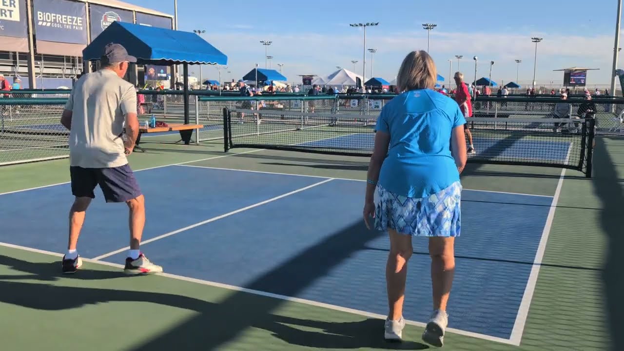 Gold Medal Match: Mixed 5.0 75+ at Nationals 2024 Pickleball