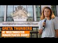 Exterior of London Court Where Greta Thunberg is Due to Appear | News9