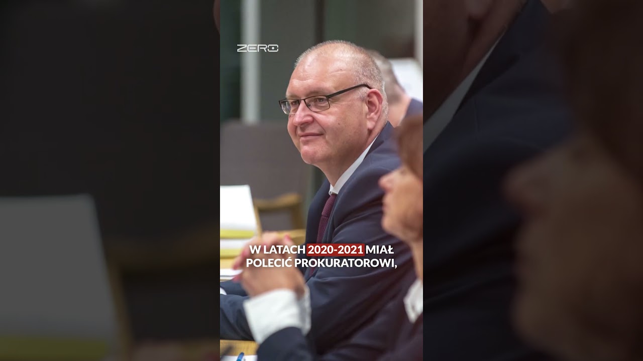 ŻUREK CHCE UKARANIA ŚWIĘCZKOWSKIEGO - BYŁEGO PROKURATORA KRAJOWEGO