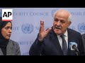 Arab group at UN demands cease-fire in Gaza