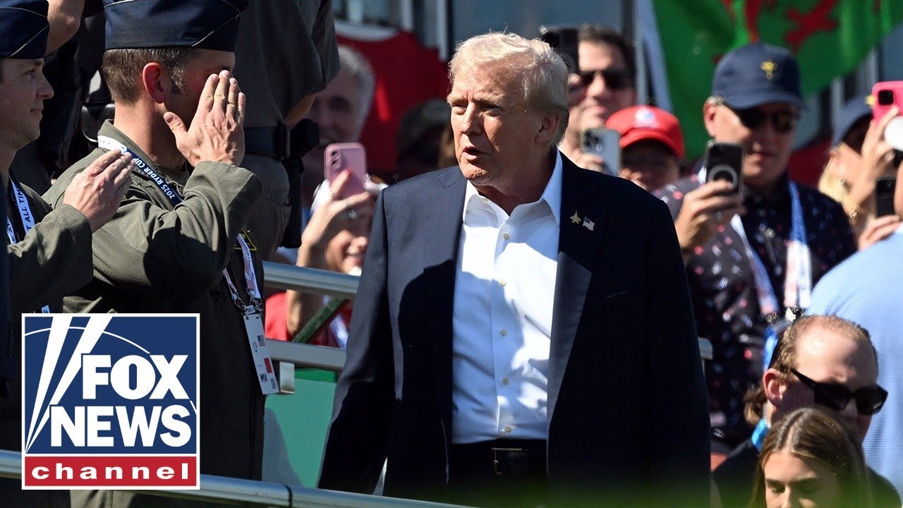 WATCH LIVE: Trump attends Ryder Cup at Bethpage Black