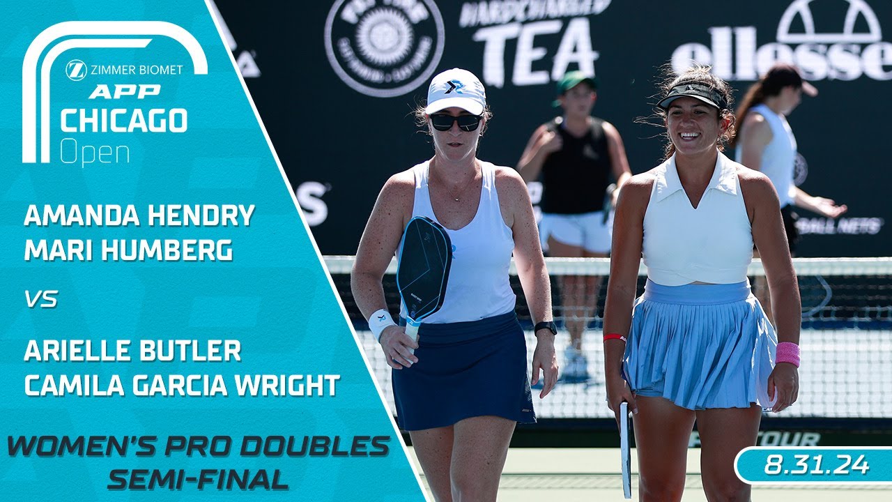 2024 Zimmer Biomet APP Chicago Open I Butler/Garcia Wright vs. Hendry/Humberg | Women's Doubles Semi