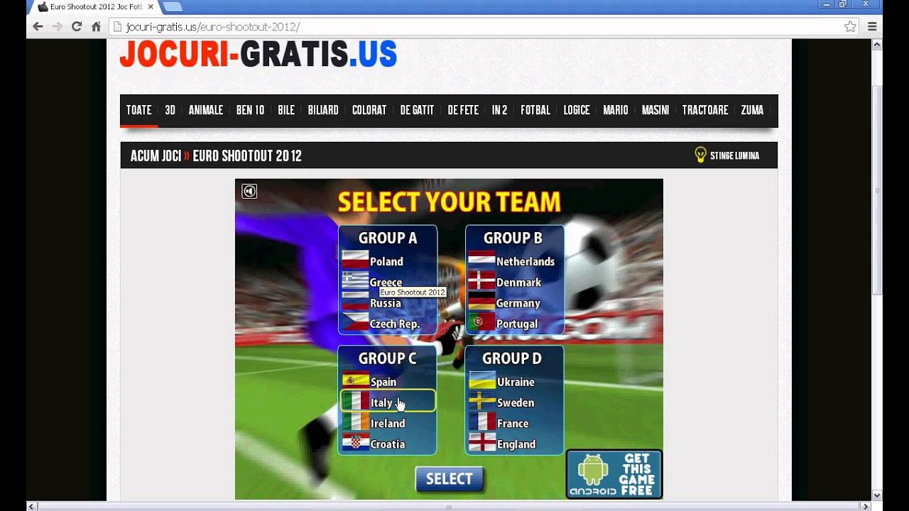 Jocuri Fotbal Jocuri Fotbal