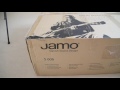 Jamo S606 2.0 трёх полосные колонки распаковка и обзор + Yamaha AX 570 усилитель
