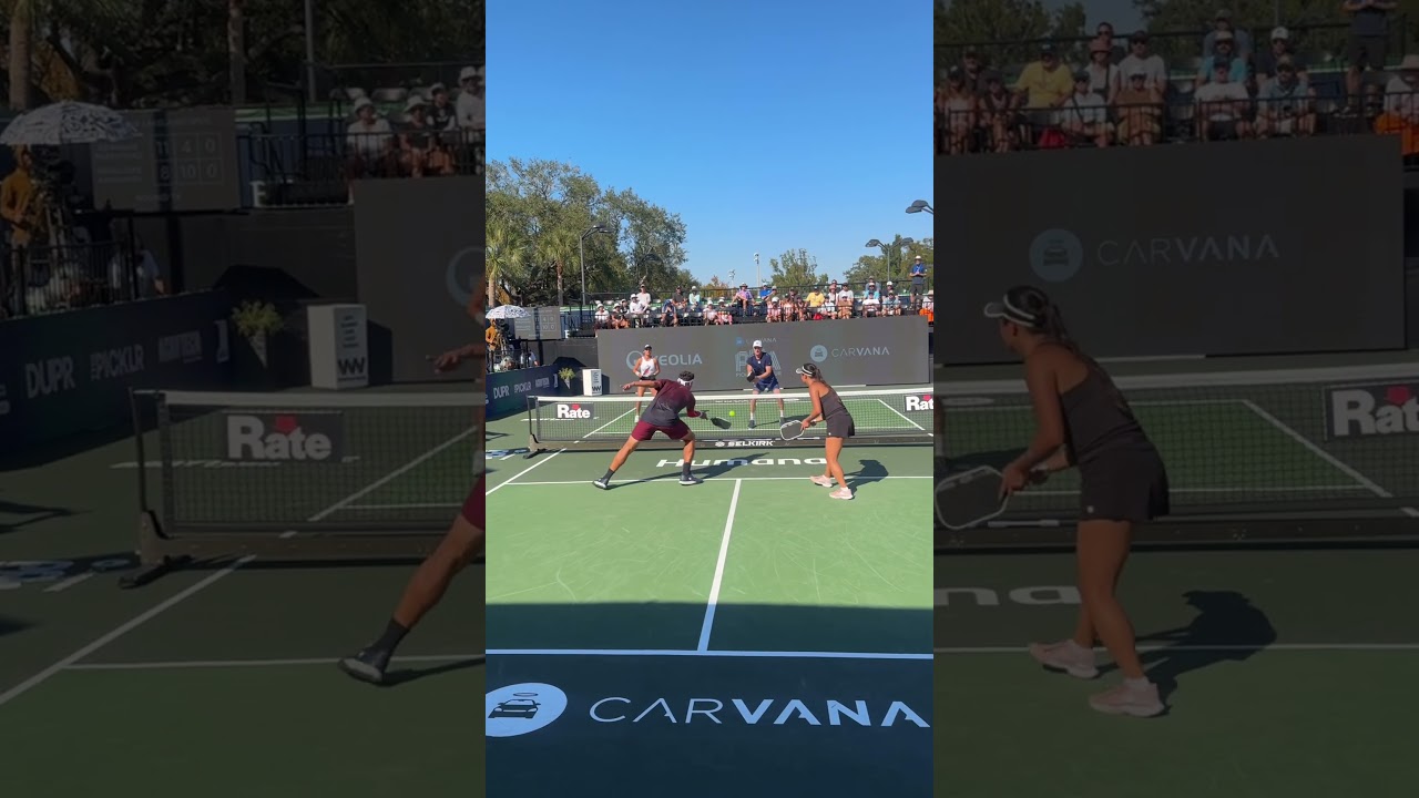 A pickleball point you have to see to believe 👏