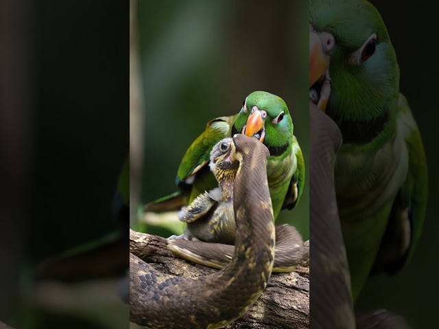 "뱀과의 사투, 뱀잡이수리의 한방""Secretary Bird vs Snake: Wildest 5 Seconds in Nature"