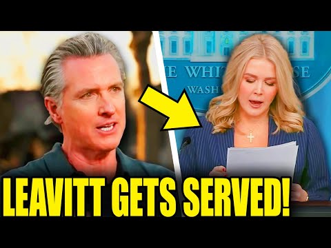 Leavitt LOSES IT As Newsom NUKES Her With LAWSUIT!