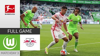 🔴 LIVE | VfL Wolfsburg — RB Leipzig | Matchday 3 – Bundesliga 2021/22