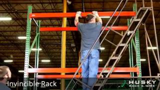 "Wireway Husky - Double-Slotted ""Lynx"" Pallet Rack Frames & Accessories"