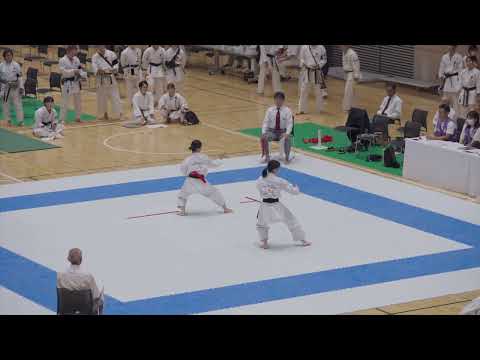 Women's Qualifying rounds at the 66th JKA All Japan Karate Championships.