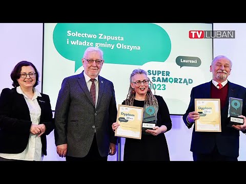 Samorządowcy z Olszyny laureatami konkursu „Super Samorząd” 2023