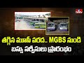 Musi Flood Effect : తగ్గిన మూసీ వరద.. MGBS నుండి బస్సు సర్వీసులు ప్రారంభం |  MGBS | hmtv
