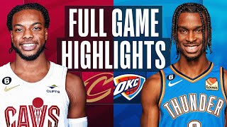 CAVALIERS at THUNDER | FULL GAME HIGHLIGHTS | January 27, 2023